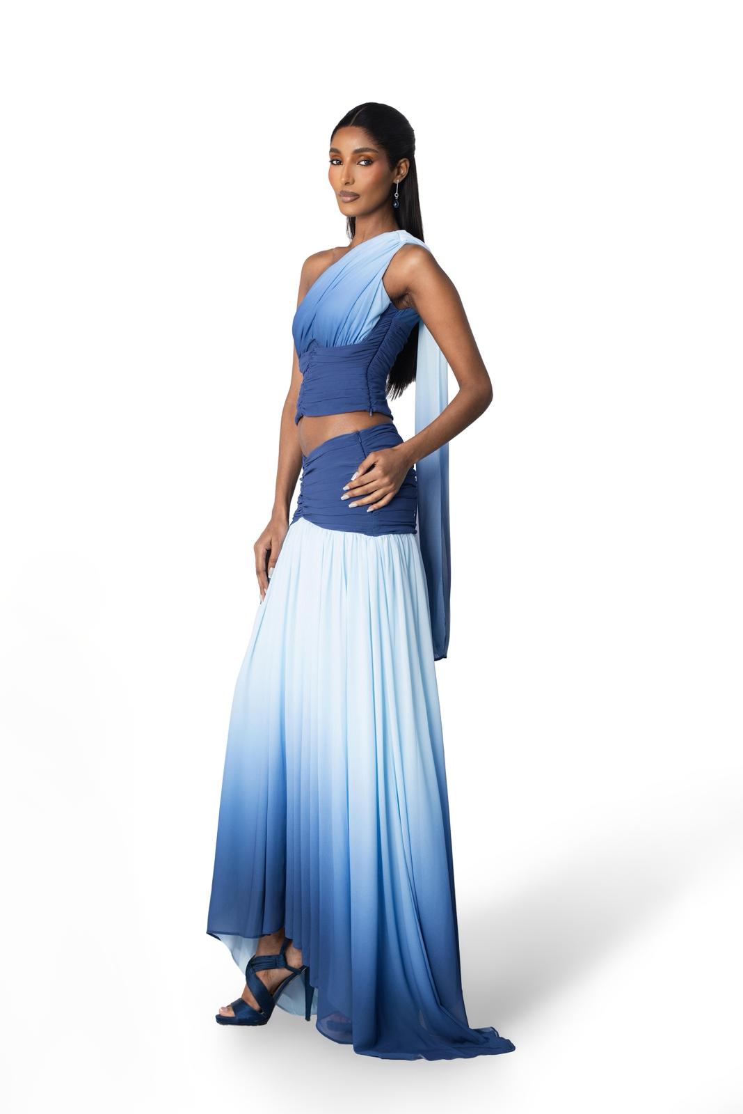 Elara Skirt Blue