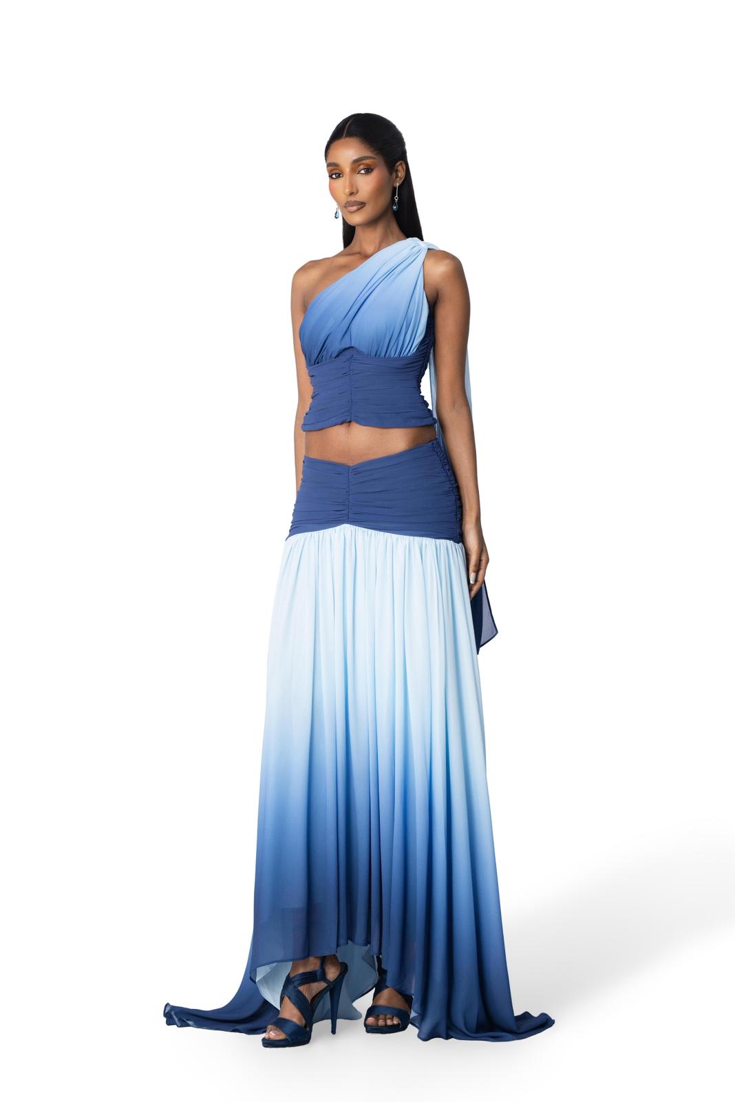 Elara Skirt Blue