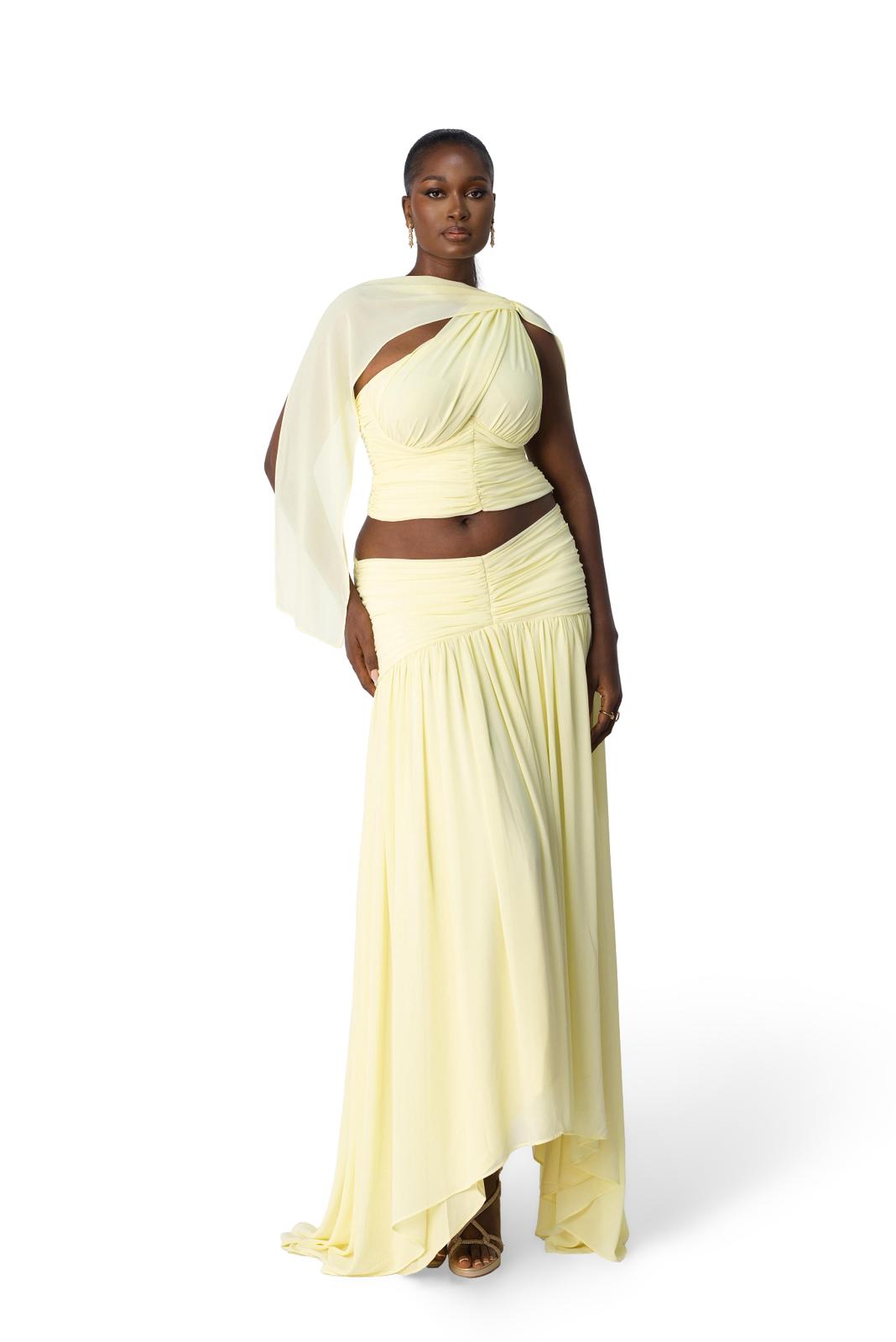 Elara Skirt Yellow