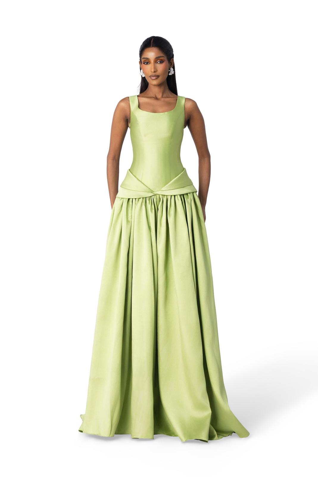 Aurelia Gown Chartreuse