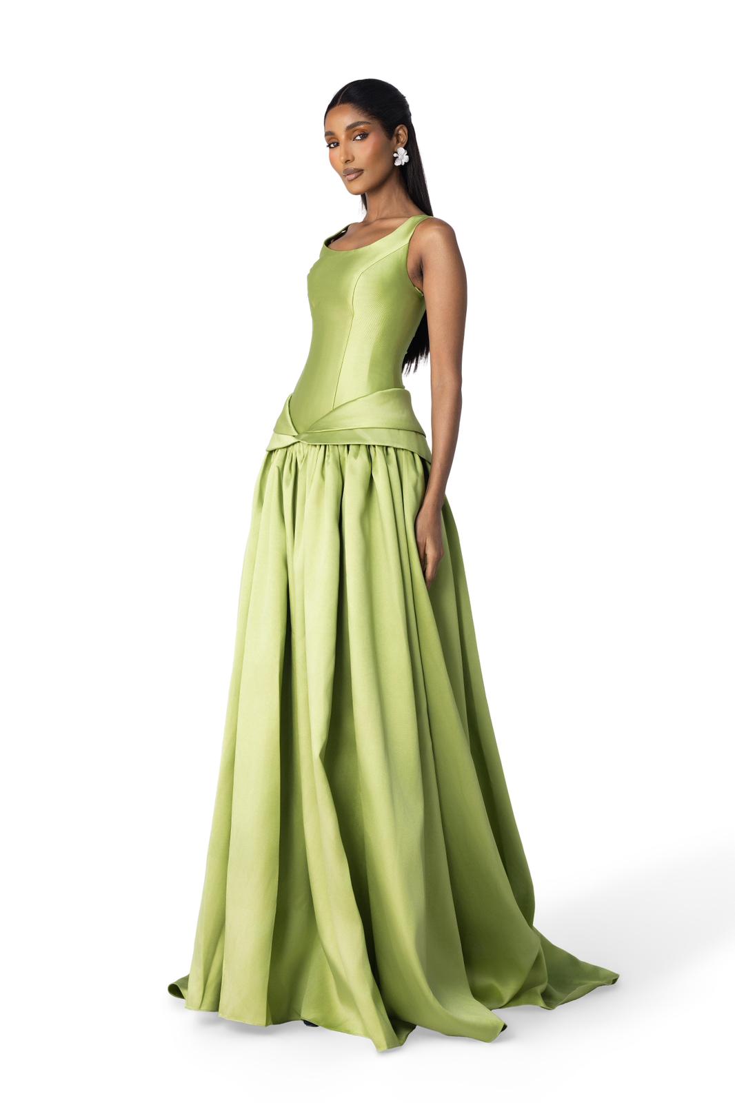 Aurelia Gown Chartreuse